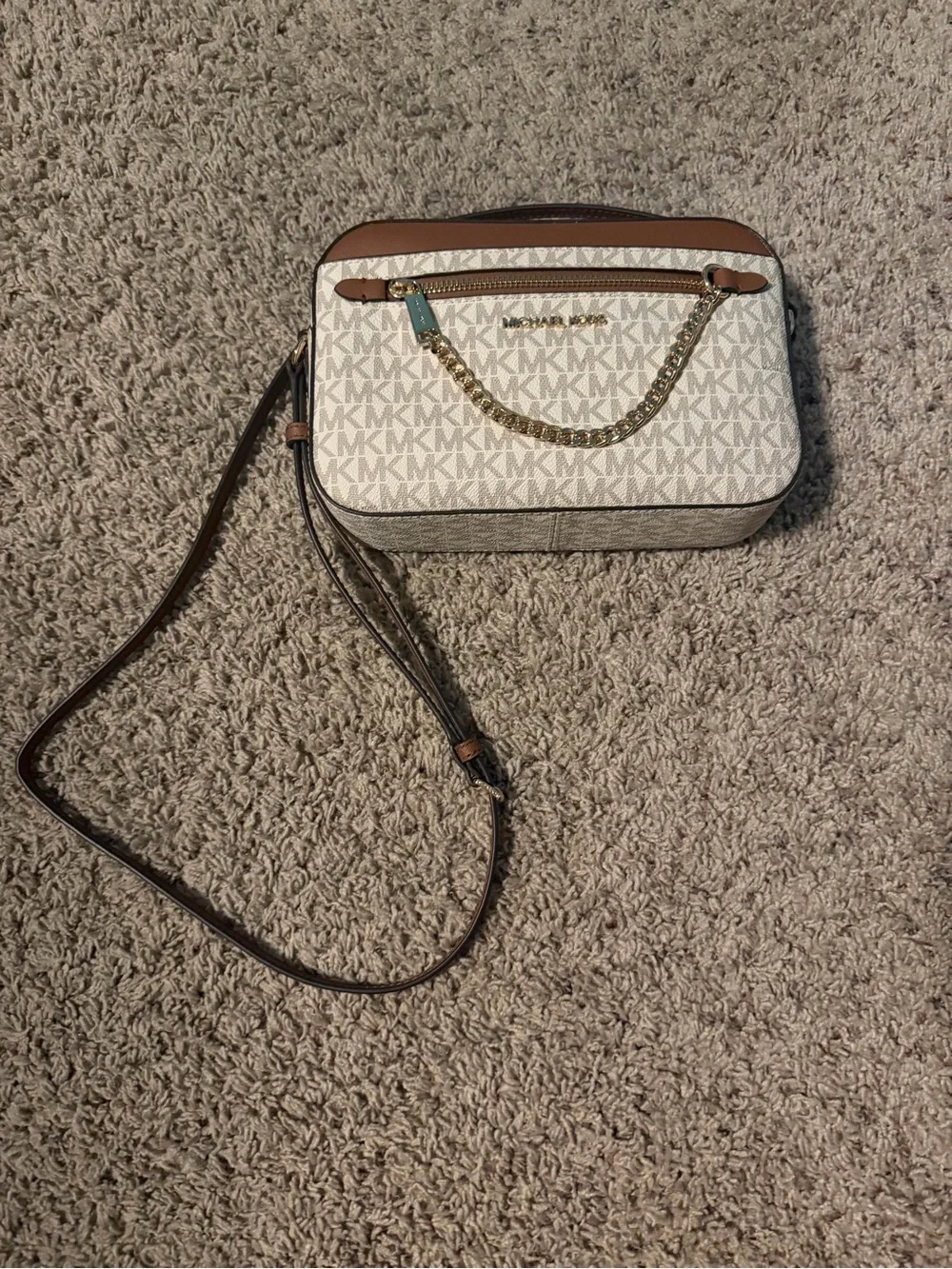 Michael Kors Jet Set Large Logo Crossbody Bag